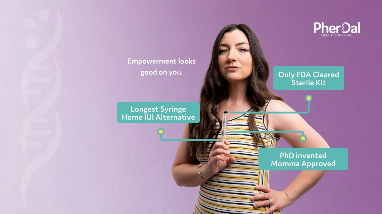 The PherDal at home insemination kit for trying to conceive the best at home insemination syringe and best home fertility treatment option